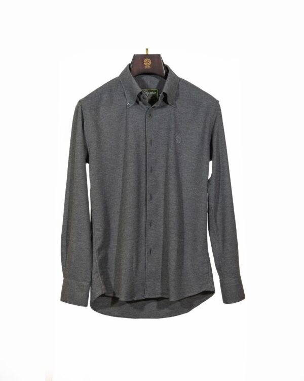 GREY POLO LONG SLEEVE