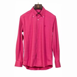 FUSHCIA POLO LONG SLEEVE