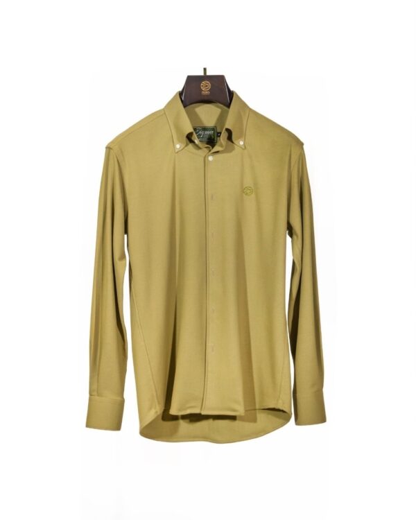 MUSTARD POLO LONG SLEEVE
