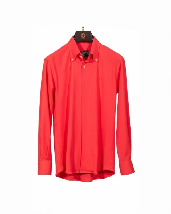 RED POLO LONG SLEEVE