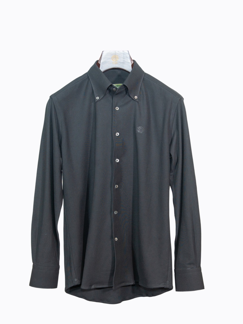 BLACK POLO LONG SLEEVE