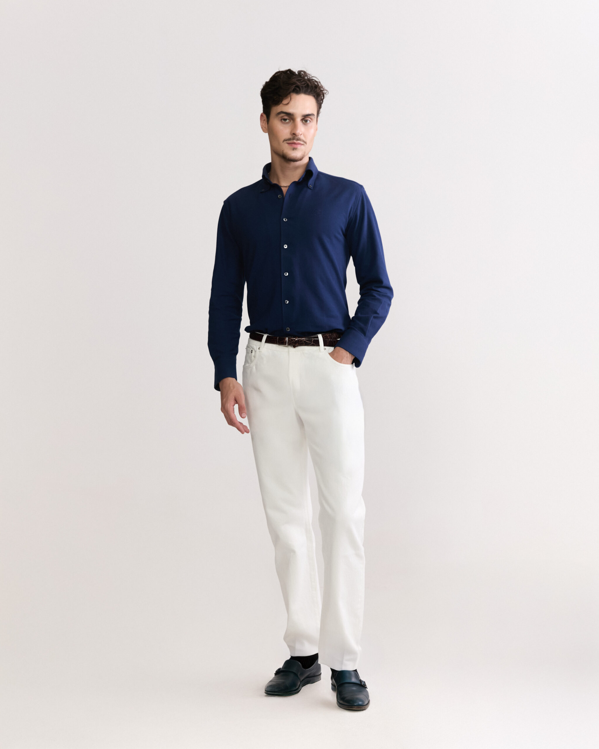 Bors Regular Fit Denim Pants