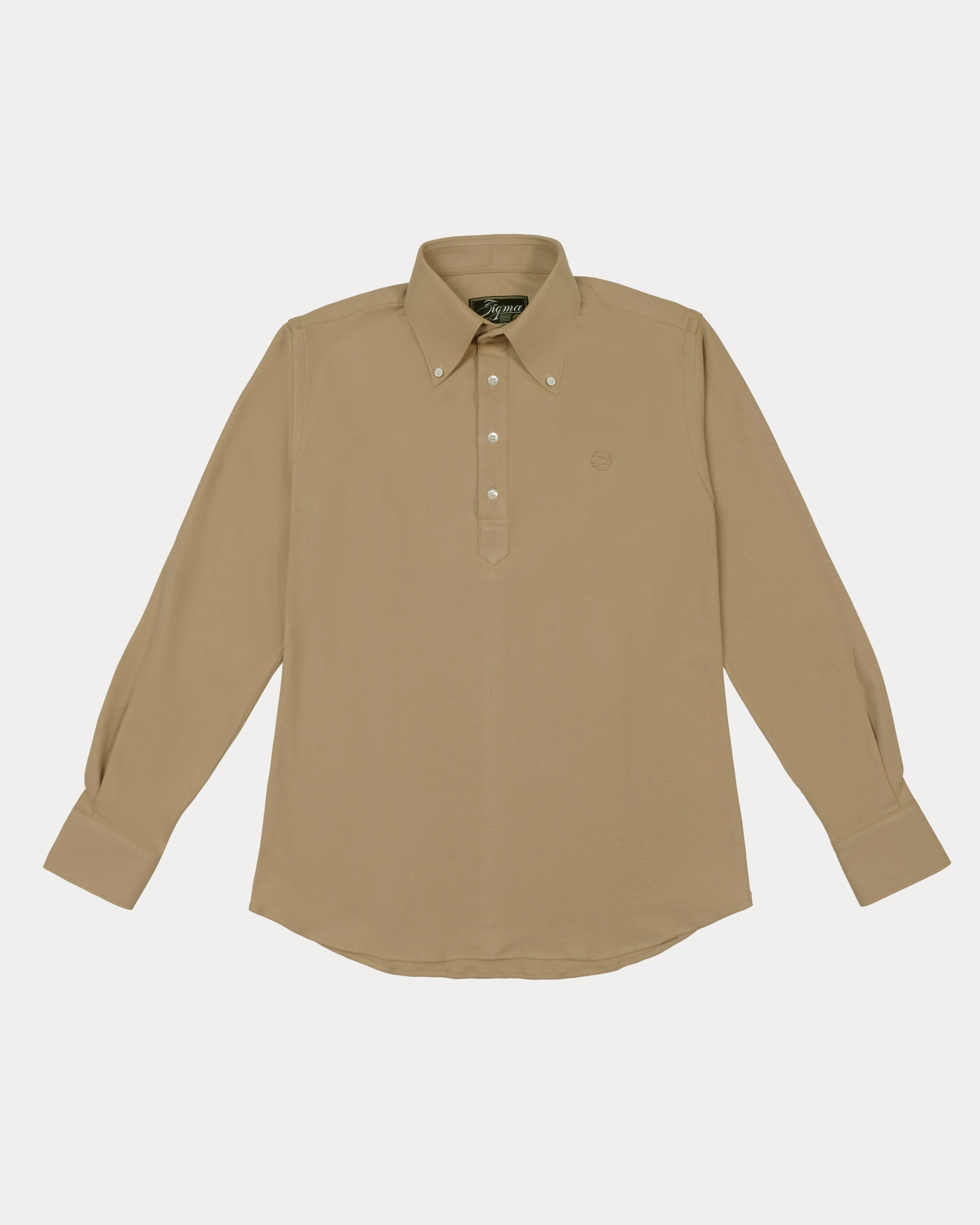 Zigma Club Polo Long-Sleeve Pullover Shirt