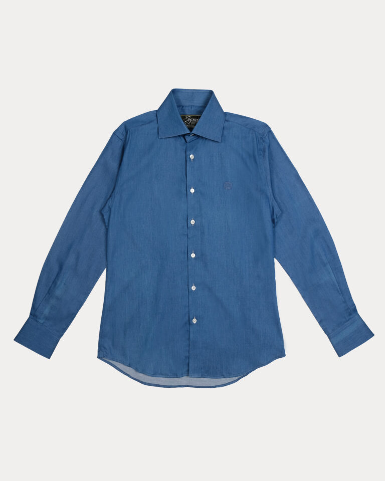 Lucan Denim Cotton Long-Sleeve Shirt