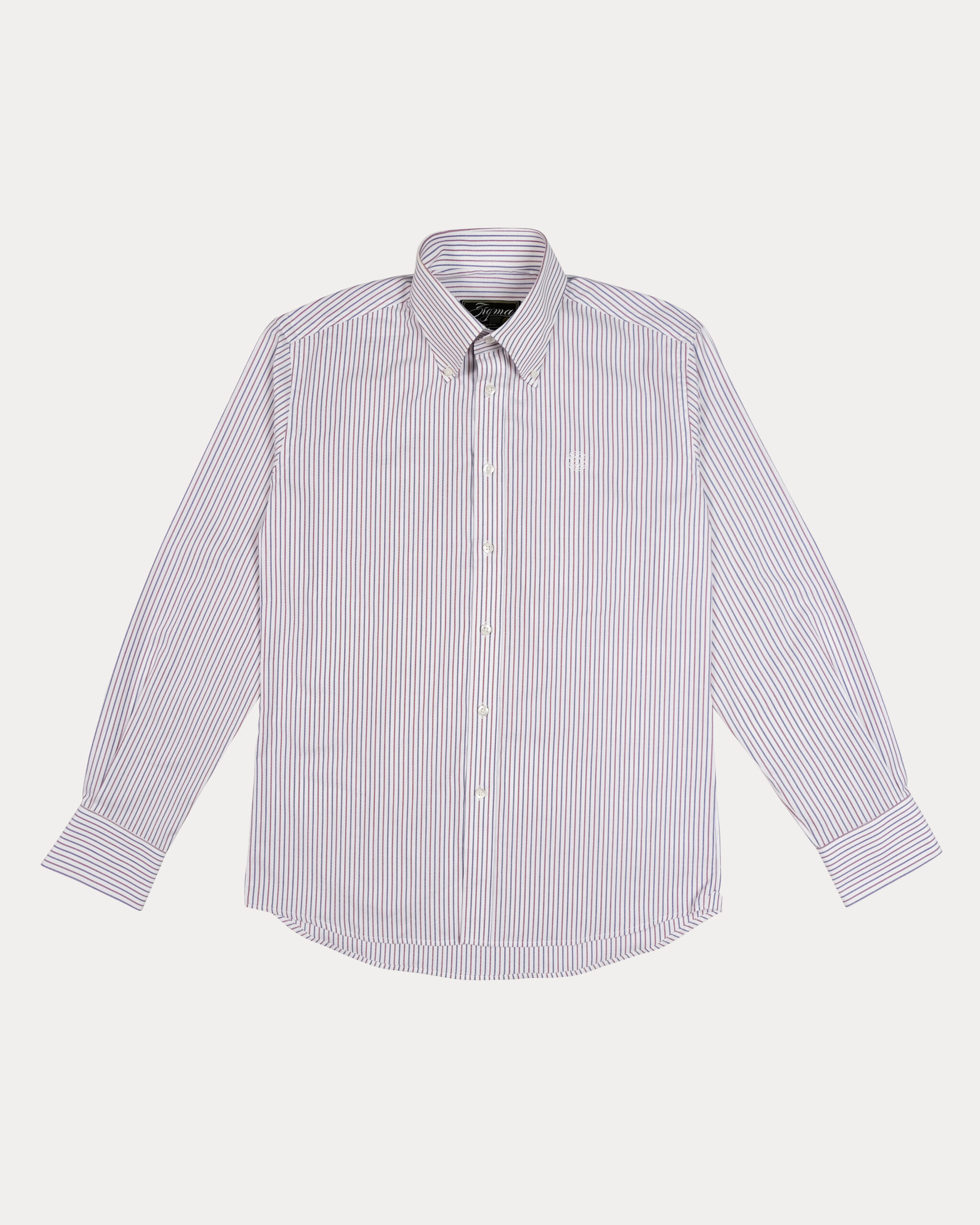 Sherlock Signature Pinstripe Long-Sleeve Shirt