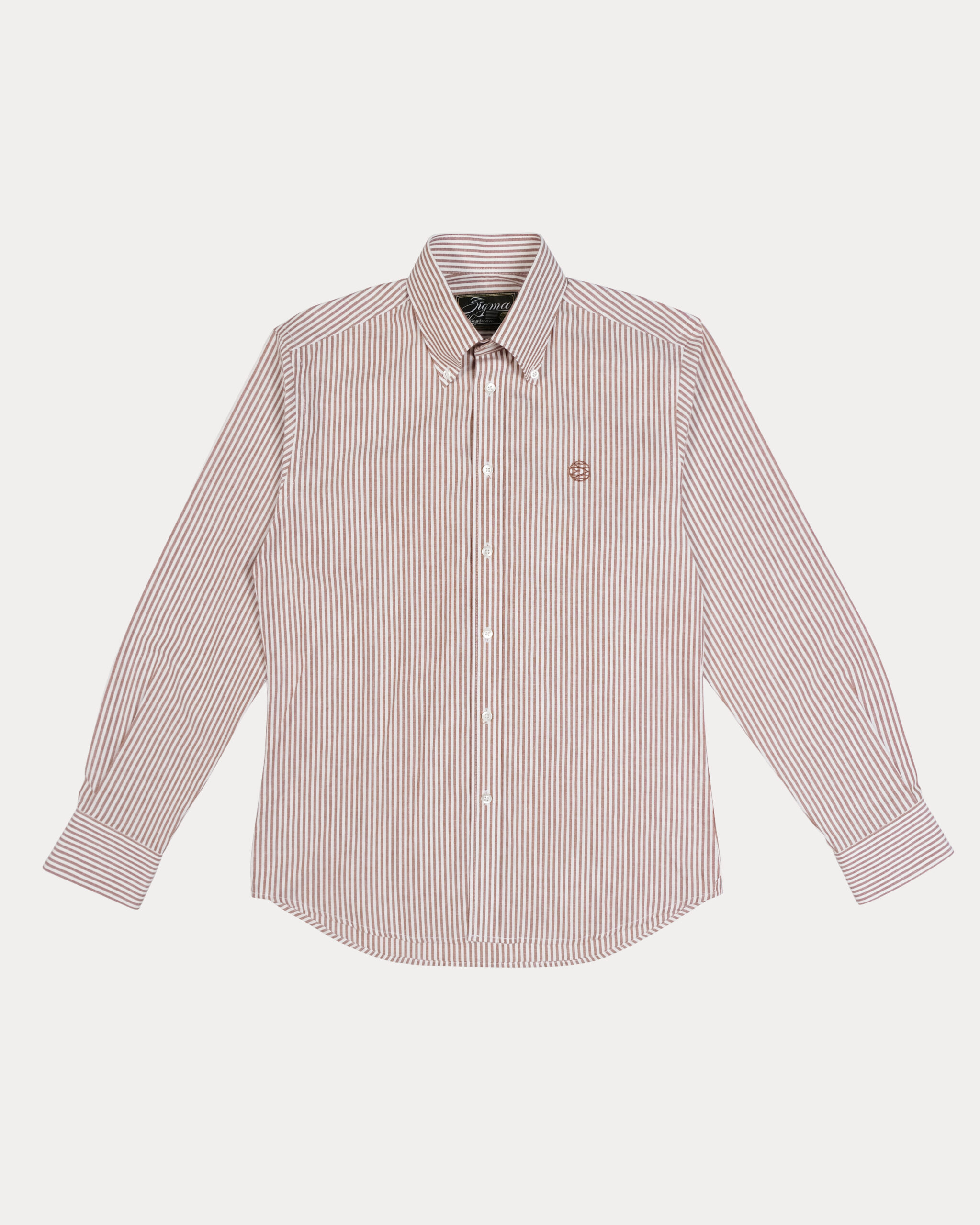Sherlock Signature Pinstripe Long-Sleeve Shirt