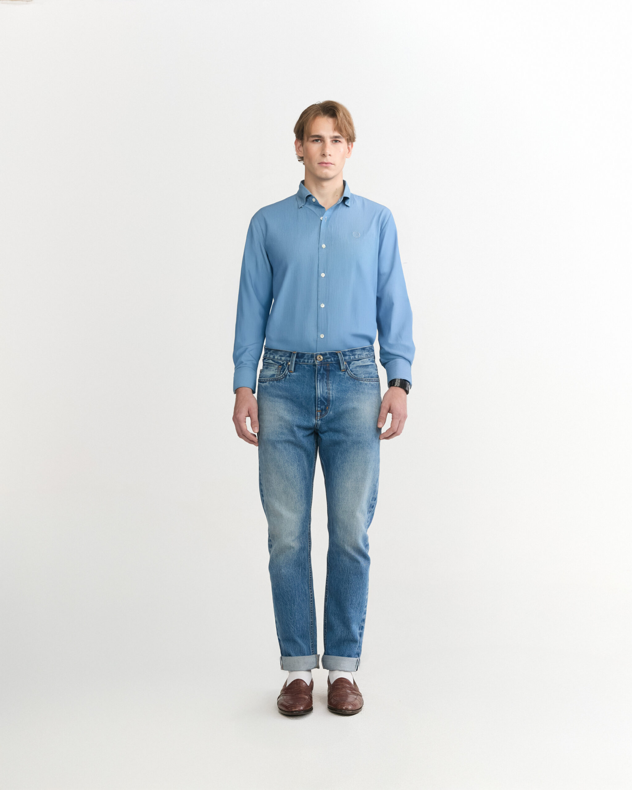 Gerard Denim Cotton Long-Sleeve Shirt