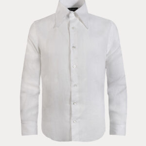 Olivier French Linen Long-Sleeve Shirt