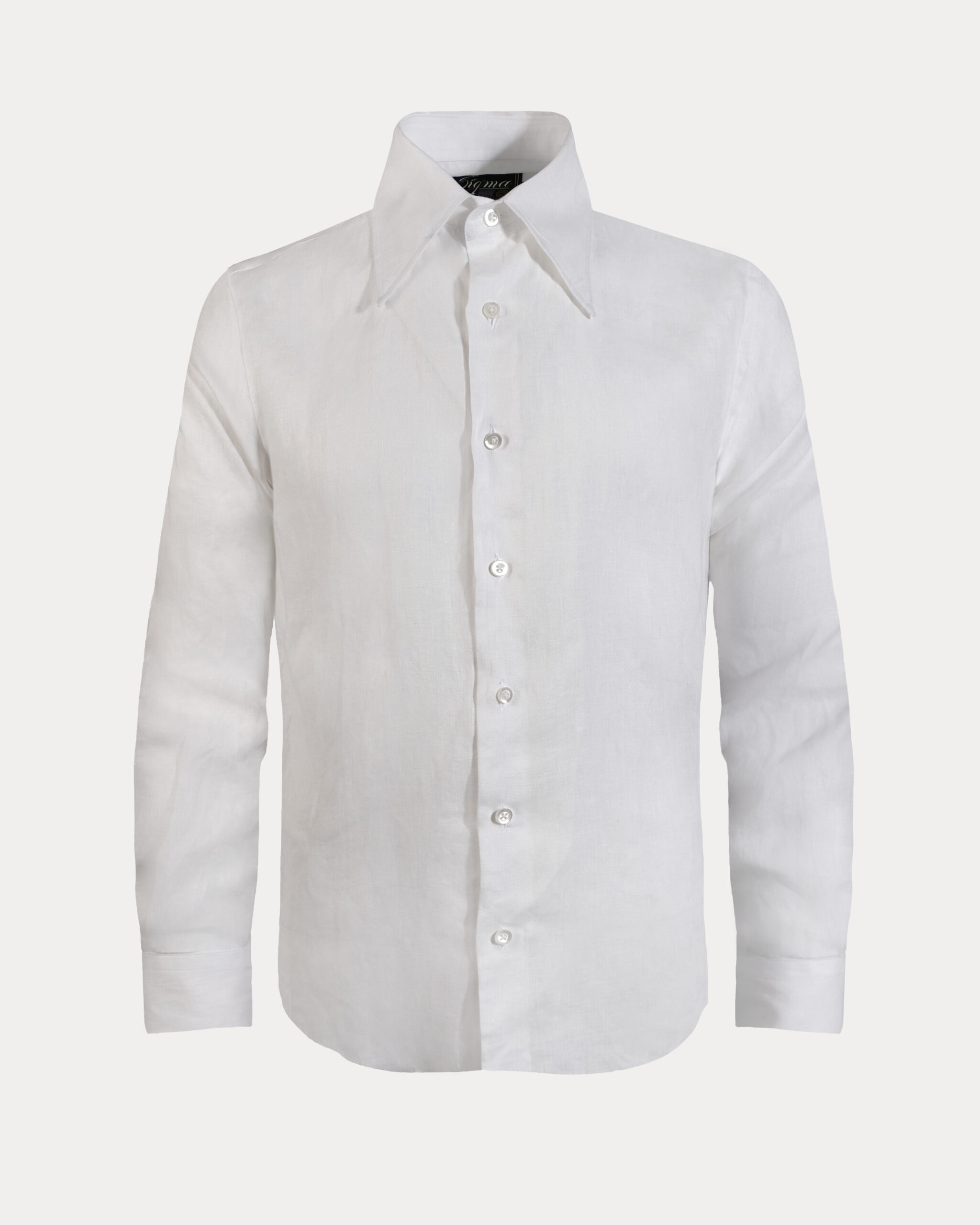 Olivier French Linen Long-Sleeve Shirt