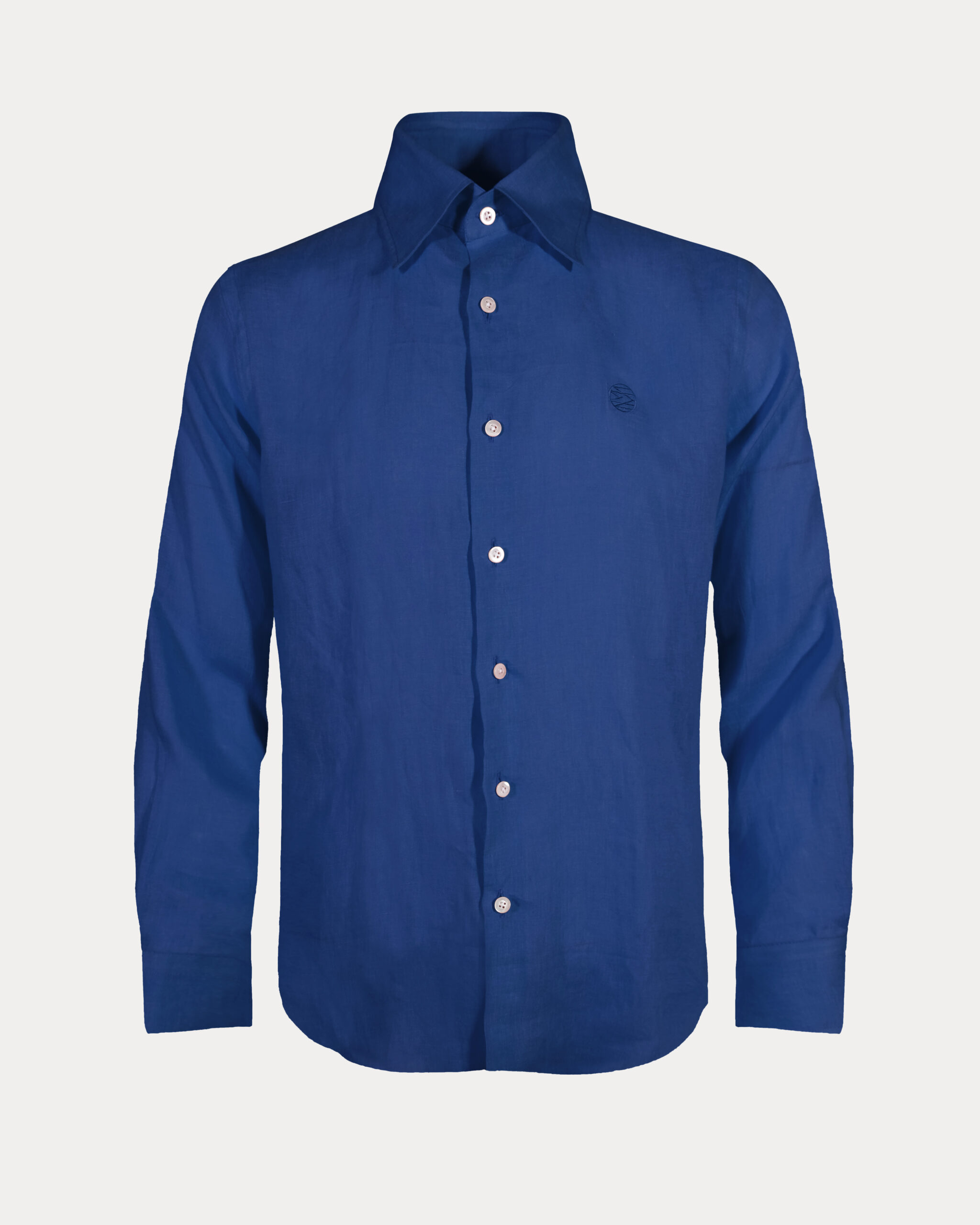 Olivier French Linen Long-Sleeve Shirt