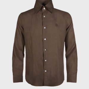 Olivier French Linen Long-Sleeve Shirt