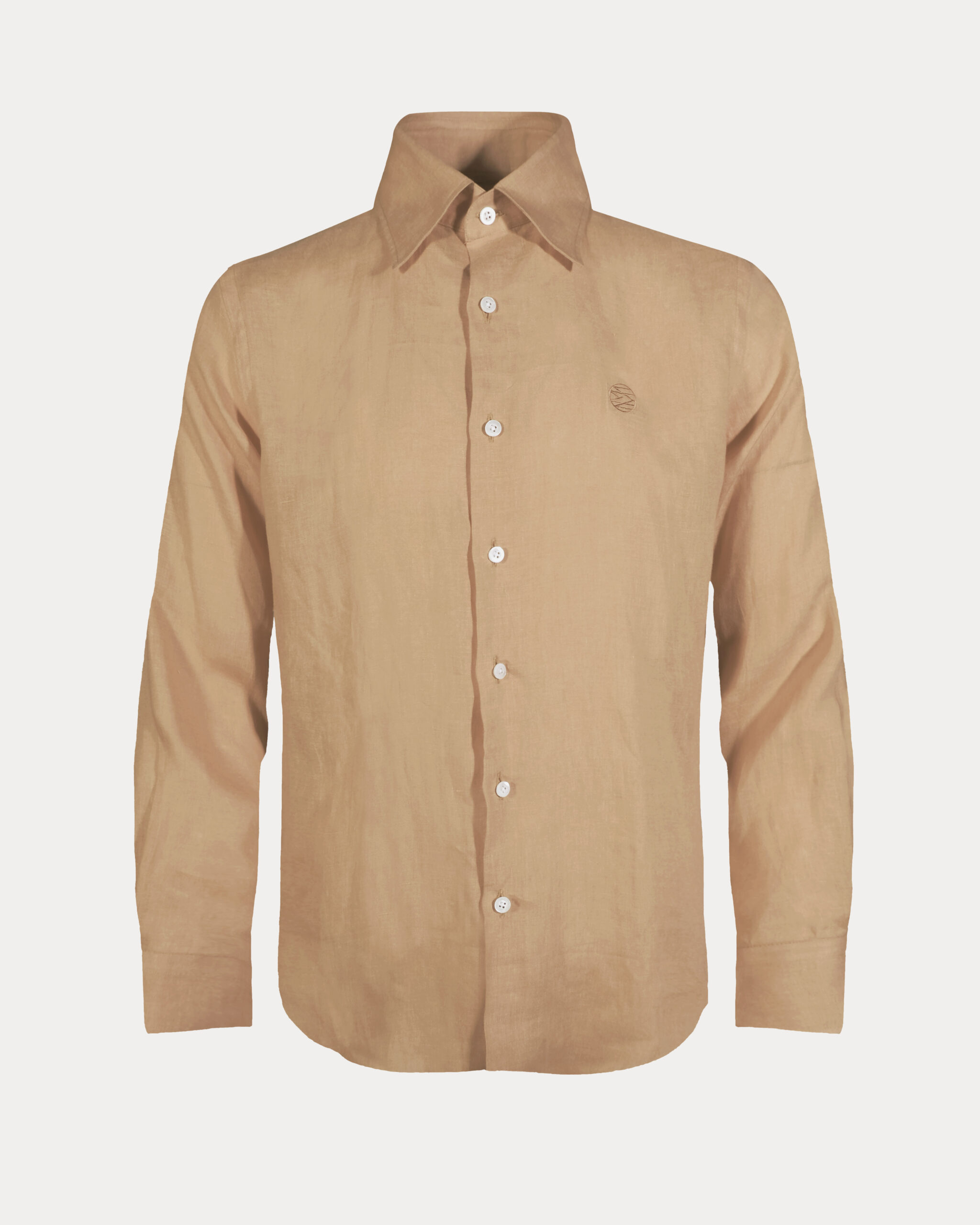 Olivier French Linen Long-Sleeve Shirt