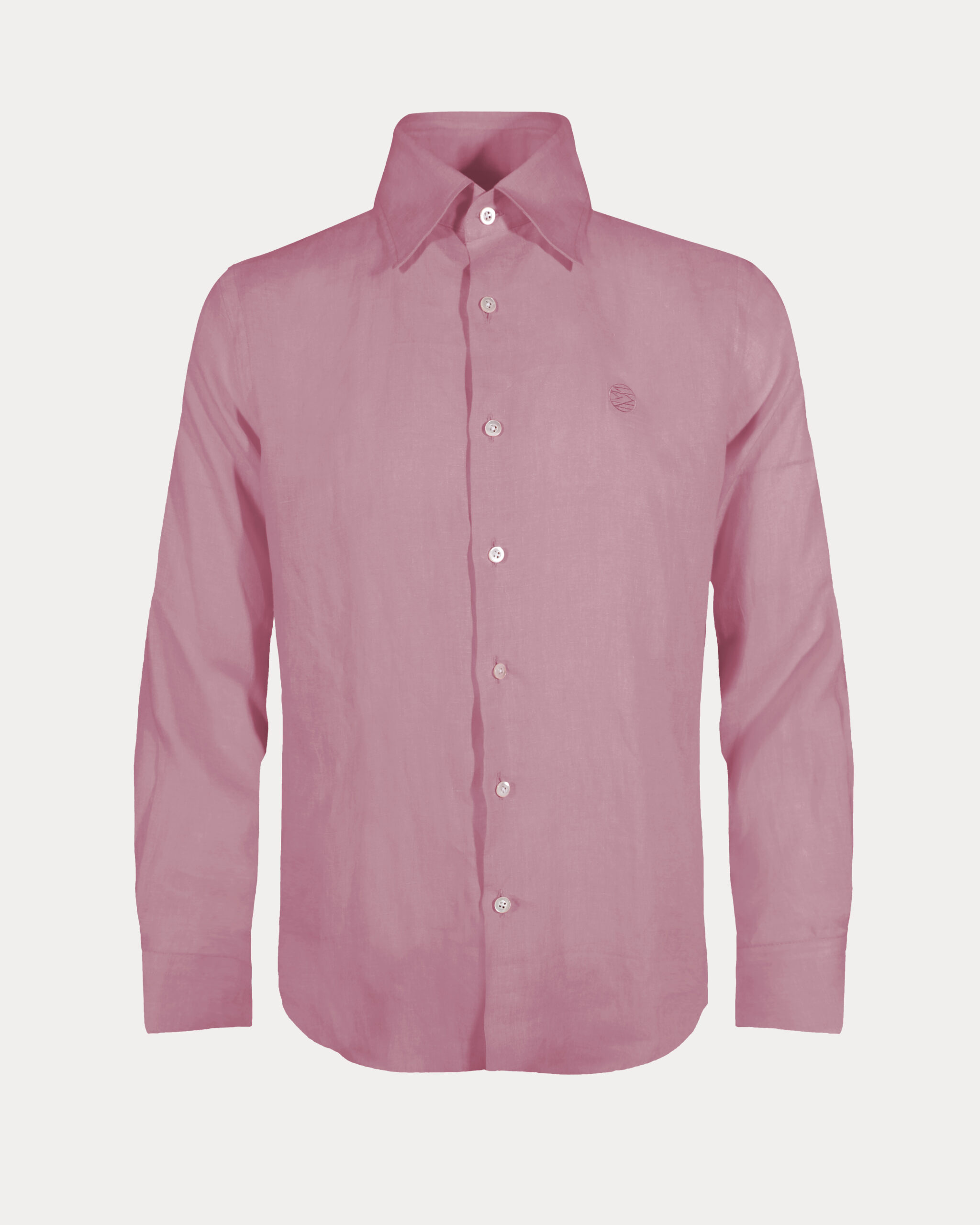 Olivier French Linen Long-Sleeve Shirt