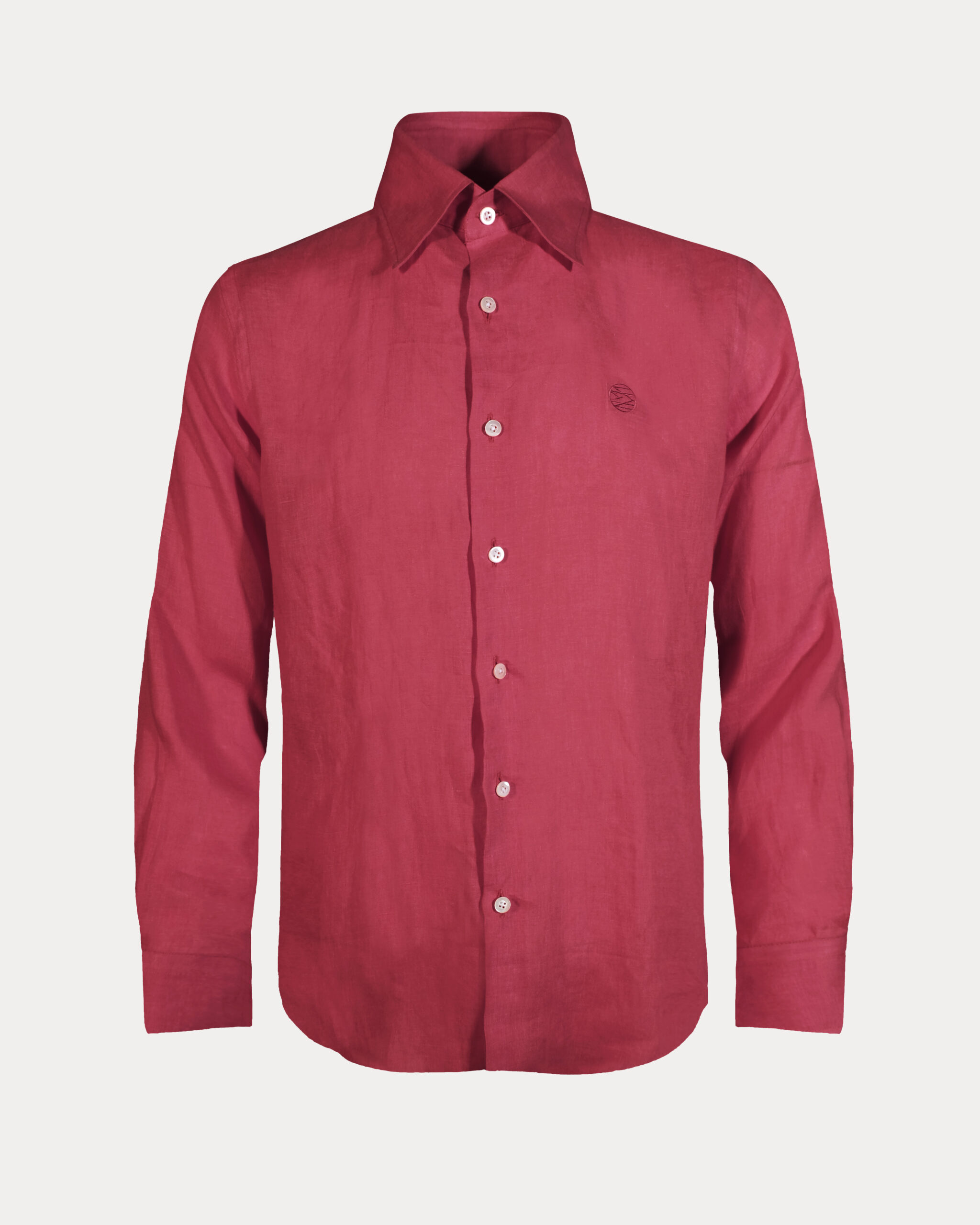 Olivier French Linen Long-Sleeve Shirt