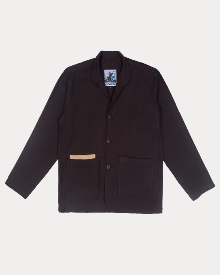 Gareth Wool Mandarin Double Pocket Jacket