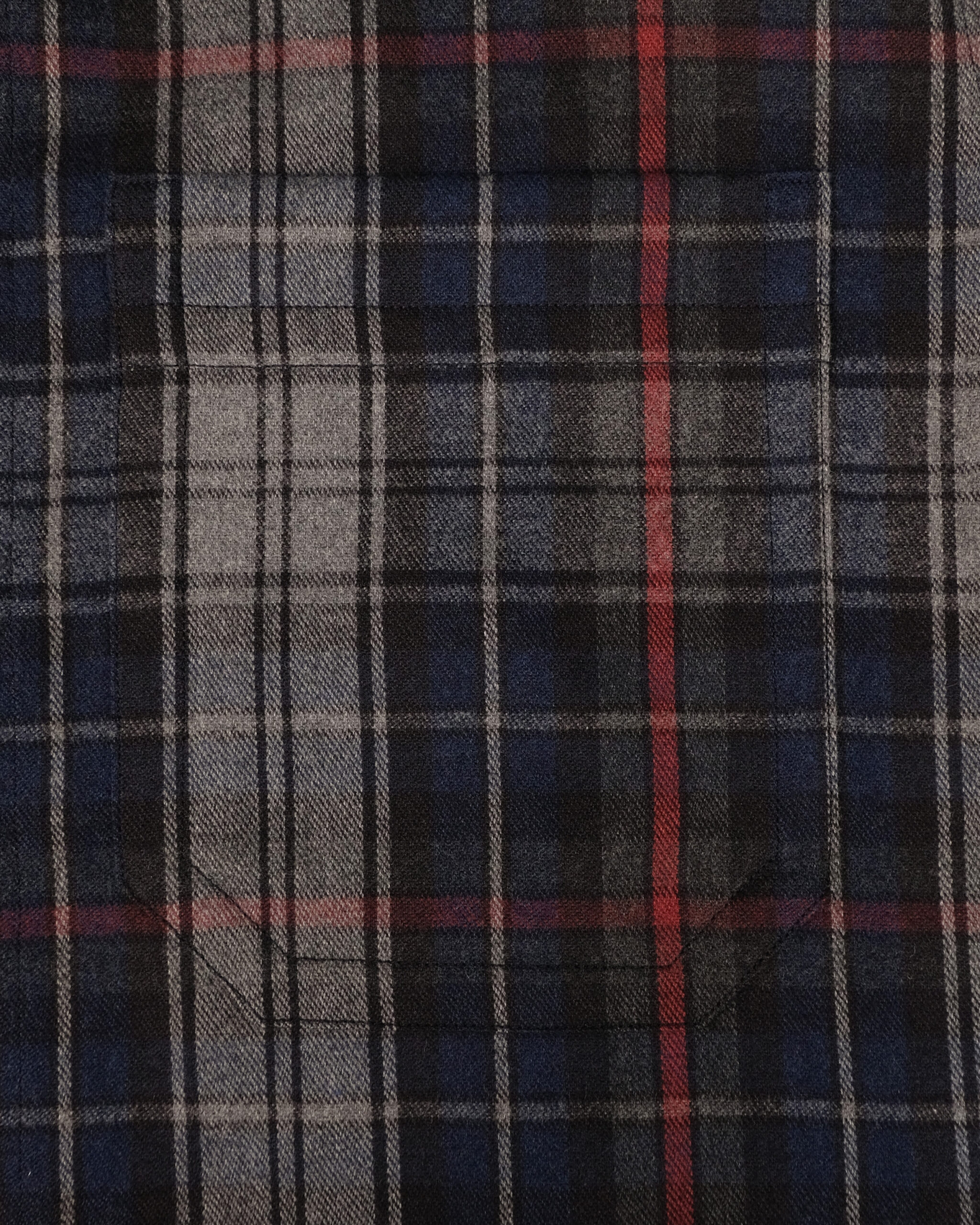 Navy-Grey Tartan
